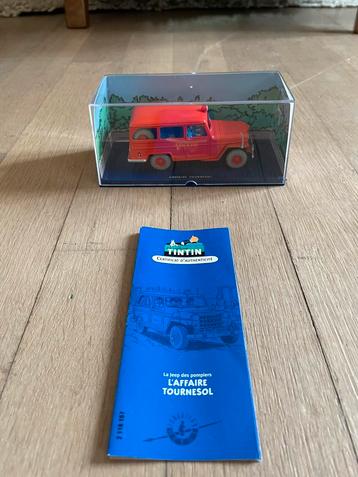 Mooie miniatuur auto van Kuifje beschikbaar voor biedingen
