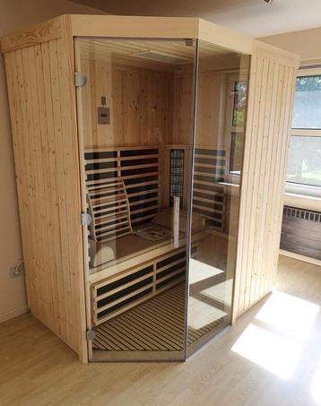 Infraroodcabine, Sport en Fitness, Sauna, Ophalen, Zo goed als nieuw, Infrarood, Complete sauna