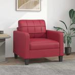 Fauteuil en cuir 60 cm rouge vin, Envoi, Neuf, Cuir