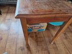 oud hout tafel 76/90/60cm  €60, Antiek en Kunst, Ophalen of Verzenden