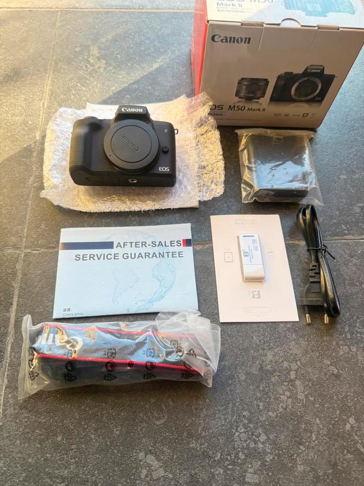 Canon EOS M50 Mark II, TV, Hi-fi & Vidéo, Appareils photo numériques, Neuf, Canon, Enlèvement ou Envoi