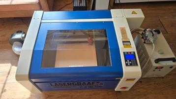Lasergraaf 600 60 watt desktop lasercutter, Enlèvement, Comme neuf