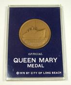 Bronzen herinneringsmedaille SS Queen Mary 1970, Comme neuf, Envoi