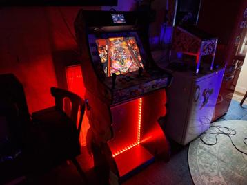 Koopje Arcadekast in Mario thema, en virtual pinball beschikbaar voor biedingen