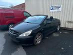 Peugeot 307cc Cabrio benzine export, Auto's, Peugeot, Zwart, Cabriolet, Zwart, Leder