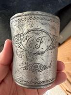antieke tinnen beker, Antiek en Kunst, Antiek | Tin, Ophalen