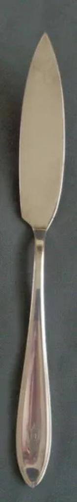 WMF PUNTFILET 90 verzilverde vismes 21cm fish knife couteau, Huis en Inrichting, Keuken | Bestek, Zo goed als nieuw, Verzenden