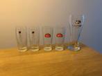 Bierglazen van Jupiler, Stella Artois en Brugge Tripel, Ophalen, Zo goed als nieuw, Bierglas