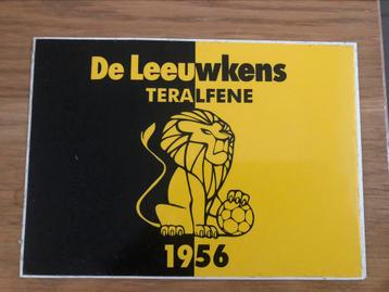 Voetbalclub Leeuwkens Teralfene - 1956 sticker - voorraad 2