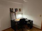 Bureau Ikea MALM zwart, Huis en Inrichting, Bureaus, Ophalen, Zo goed als nieuw, Bureau