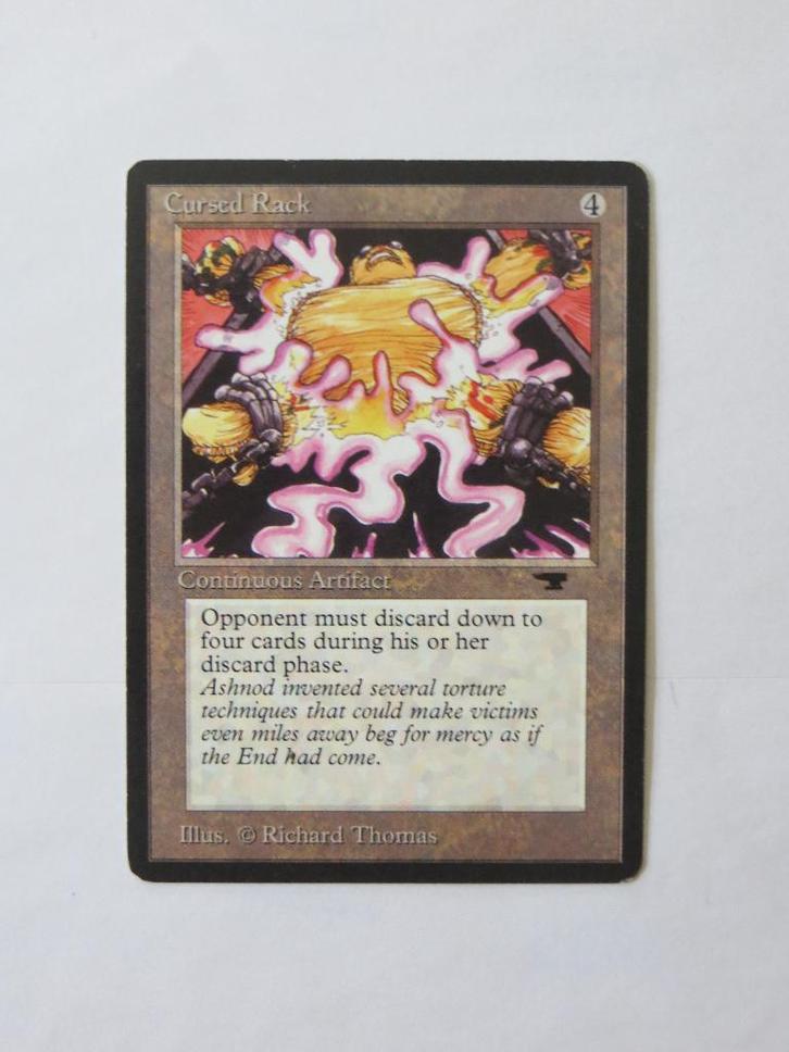 Cursed Rack - Antiquities - Magic The Gathering, Hobby & Loisirs créatifs, Jeux de cartes à collectionner | Magic the Gathering