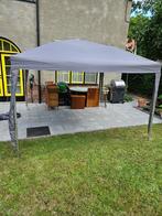TONNELLE GRISE + 4 PIEDS + PAROIS LATERALES, Ophalen, Opvouwbaar, Minder dan 4 meter, Minder dan 5 meter