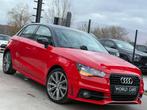 Audi A1 Sportback 1.6 TDi Ambition S line CLIM NAVI, Auto's, Voorwielaandrijving, Stof, Zwart, 4 cilinders