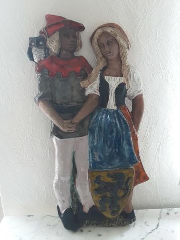 Wanddecoratie  Tijl  & Nele  beschikbaar voor biedingen