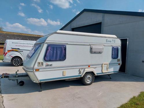 Safari Easy TC, Caravans en Kamperen, Caravans, Bedrijf, Vast bed, Hefdak, Ophalen