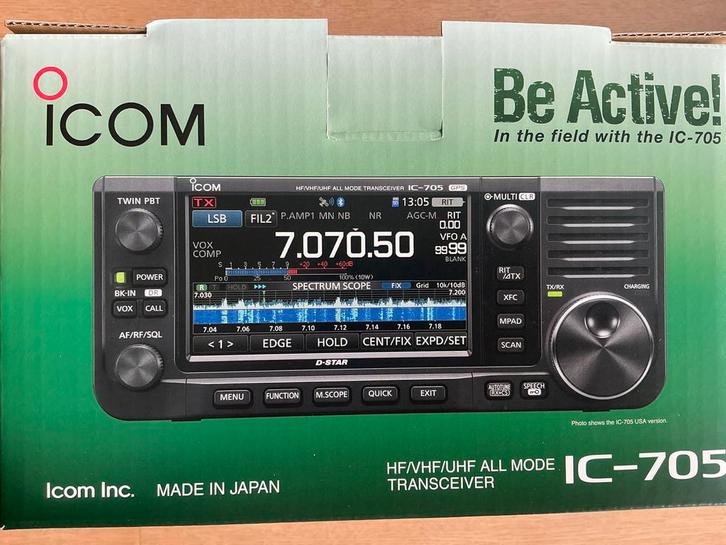 Icom IC-705, Telecommunicatie, Zenders en Ontvangers, Zo goed als nieuw, Zender en Ontvanger, Ophalen