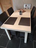 Tafel met 4 stoelen, Ophalen