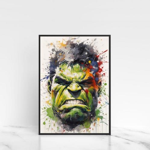 Poster Hulk / A3, Collections, Posters & Affiches, Neuf, Cinéma et TV, A1 jusqu'à A3, Rectangulaire vertical, Enlèvement ou Envoi