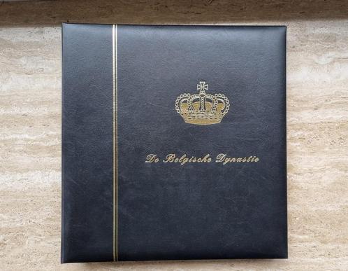 Album de timbres luxueux « La dynastie belge » de Schaubek, Timbres & Monnaies, Timbres | Albums complets & Collections, Enlèvement