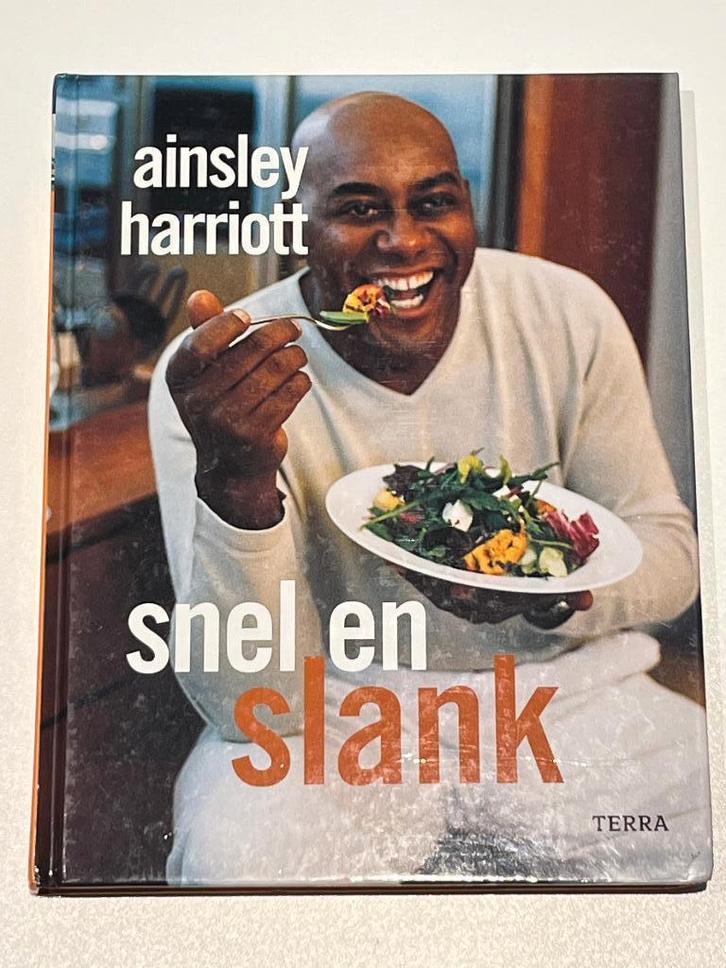 Ainsley Harriott - Snel en Slank, Livres, Livres de cuisine, Utilisé, Entrées et Soupes, Plat principal, Tapas, Snacks et Dim Sum