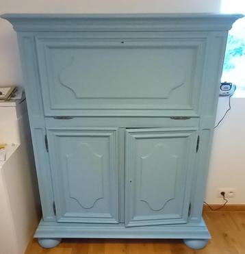 Secrétaire rénové bleu clair 150€ beschikbaar voor biedingen