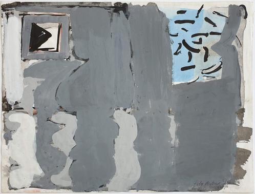 Frans van Bommel - Acryl op papier (2006), Antiek en Kunst, Kunst | Schilderijen | Abstract, Ophalen