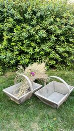 Decoratief houten mandje, Huis en Inrichting, Woonaccessoires | Schalen en Manden, Ophalen