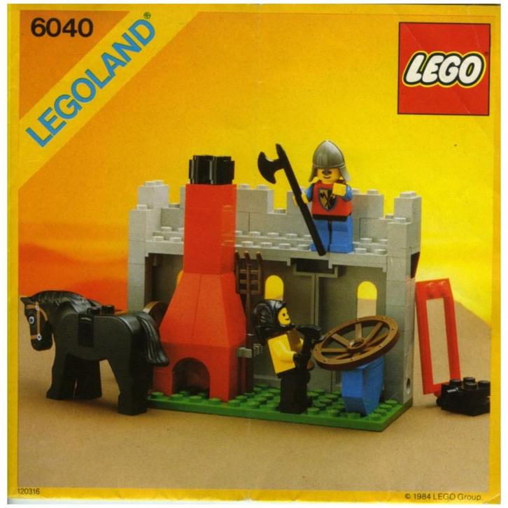 LEGO Castle Kasteel 6040 Blacksmith shop wapensmid, Kinderen en Baby's, Speelgoed | Duplo en Lego, Zo goed als nieuw, Lego, Complete set
