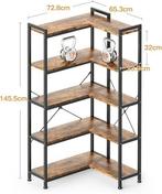 Bibliothèque d'angle | bibliothèque | LIVRAISON GRATUITE, Maison & Meubles, Neuf, -, COLESHOME, -