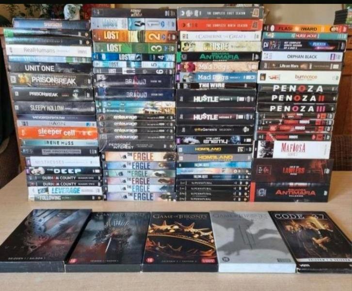 Zeer groot Lot Series (IN 1 TE KOPEN), Cd's en Dvd's, VHS | Film, Zo goed als nieuw, Ophalen of Verzenden