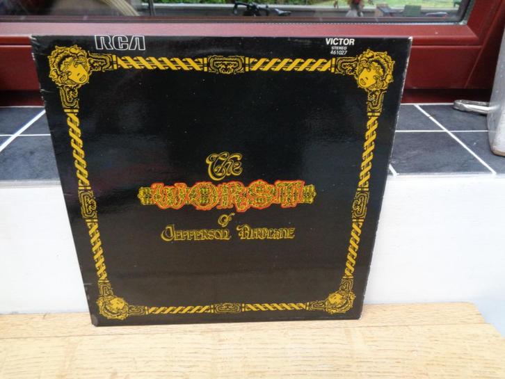 Jefferson Airplane LP "Worst of" [Frankrijk-1978], Cd's en Dvd's, Vinyl | Rock, Gebruikt, Verzenden