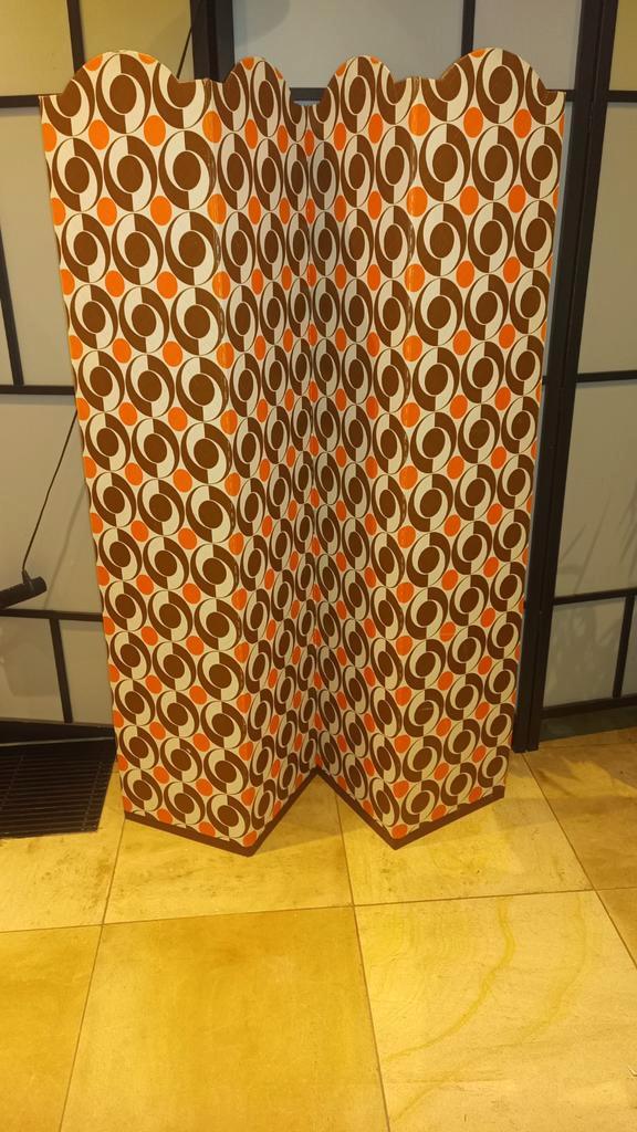 vintage paravent kamerscherm, Huis en Inrichting, Woonaccessoires | Kamerschermen, Gebruikt, Ophalen