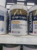 Peintures Tollens 5L - Elasto-Bois Satin & IdroTop Mat, Doe-het-zelf en Bouw, Verf, Beits en Lak, Ophalen of Verzenden, Zo goed als nieuw