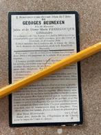 Guerre 14-18 balle allemande touchée à Hollebeke Beuneken G, Enlèvement ou Envoi, Image pieuse