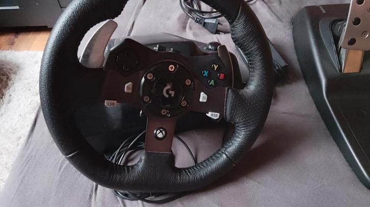 Logitech G920 Racestuur, Games en Spelcomputers, Spelcomputers | Xbox | Accessoires, Zo goed als nieuw, Ophalen