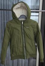 Groene winterjas met wol voor meisjes - BENCH - maat 152, Kinderen en Baby's, Ophalen, Meisje, Bench, Zo goed als nieuw
