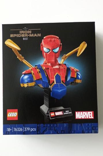 nieuwe lego Marvel 76326 Spider man buste beschikbaar voor biedingen
