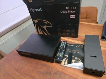 Egreat A10 4K UHD Media Player, Audio, Tv en Foto, Mediaspelers, Ophalen of Verzenden, Zo goed als nieuw