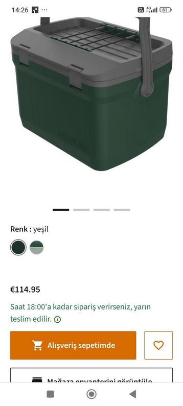 Stanley Coolbox beschikbaar voor biedingen