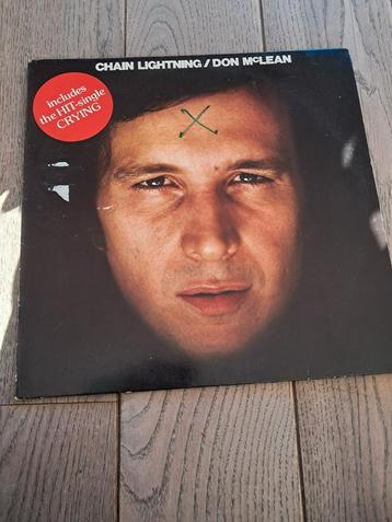 Lp : Chain Lightning/Don McLean, Enlèvement ou Envoi, Comme neuf