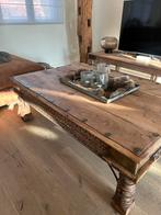 Mooi afgewerkt salontafel, Huis en Inrichting, Tafels | Salontafels, Ophalen, Gebruikt, Landelijk