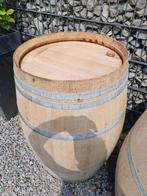 Tonneaux à vin en chêne, capacité de 220 l. 94 cm de haut., Jardin & Terrasse, Barils de pluie, Comme neuf, Enlèvement