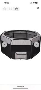 Opvouwbare hondenren flamingo, Ophalen, Zo goed als nieuw