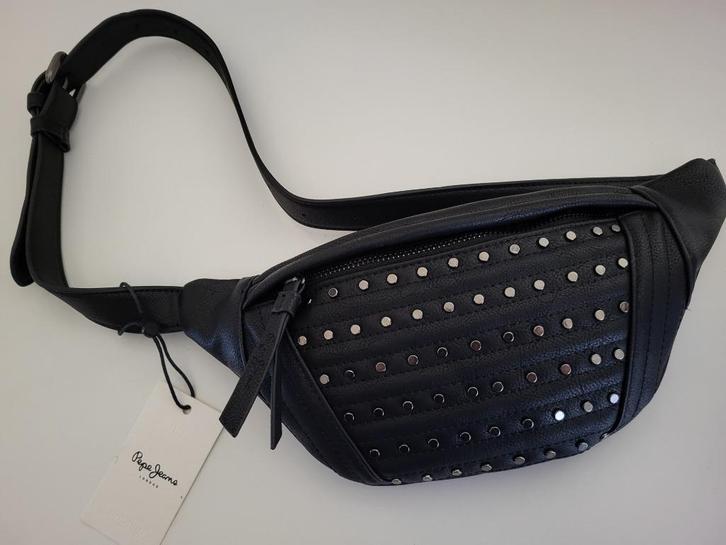 Pepe Jeans zwarte Emma bumbag heuptasje gordeltas zwart, Handtassen en Accessoires, Tassen | Damestassen, Nieuw, Schoudertasje