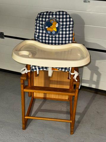 Houten kinderstoel, Kinderen en Baby's, Kinderstoelen, Ophalen, Gebruikt