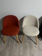 6 Eetkamerstoelen, Huis en Inrichting, Stoelen, Ophalen, Zo goed als nieuw, Wit