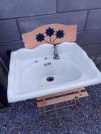 lavabo faillance ajouré année 1950  bon état pas d'éclats, Ophalen, Minder dan 50 cm, Gebruikt, Minder dan 100 cm