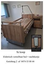 thuiszorg bed, verpleegbed, ziekenhuisbed, hoog/laag bed, Huis en Inrichting, Ophalen, 90 cm, Eenpersoons, Bruin