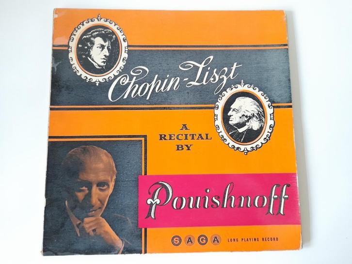 LP Chopin - Lizst - A Recital by Pouishnoff, Cd's en Dvd's, Vinyl | Klassiek, Ophalen of Verzenden