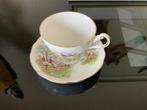 Vintage theekopje met schotel regency, Ophalen of Verzenden